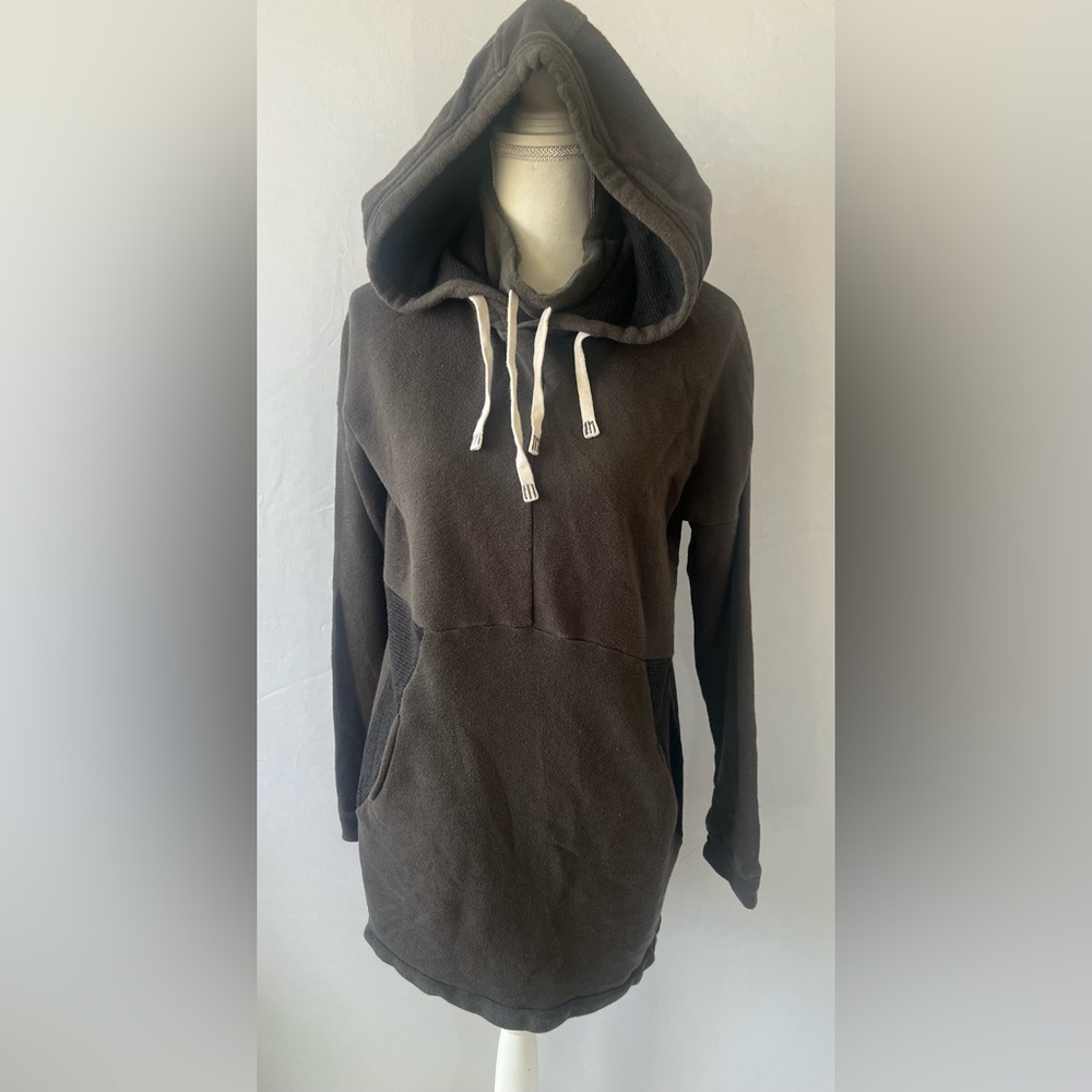 Nikita Snowboarding Brand Brown Hoodie Tunic Sweater